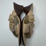 Liz Claiborne Trudy Beige Leather Sandals Size 9M Photo 5
