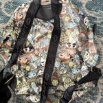 Betsey Johnson Betsy Johnson Backpack Large Clear Kawaii Cat Food Pineapple Ice Cream Donut Photo 3