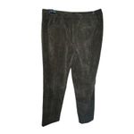 New Zac & Rachel Slim Leg Olive Green Corduroy Women's Pants Size 12 Stretch Photo 2