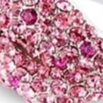 None Limited Edition Pink Rhinestone Lip Ring Photo 5