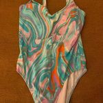 Victoria's Secret VICTORIA SECRET Swimsuit One piece marble Sz M Photo 0