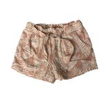 Hope Harlow Shorts XS Linen Blend Tan Brown Boho Summer‎ Resort Photo 0