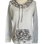Black Swan Light Gray French Terry Sweatshirt Size Small Hoodie Kangaroo Pocket Photo 0