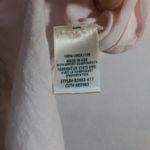 Bella Dahl  Light Pink Linen Sleeveless Top Split Back Size M Photo 5