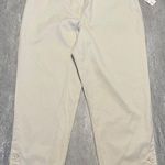 Talbots SZ 10P Perfect Crop Tan/Beige 3 Button Detail, Stretch, Summer Vacation Photo 0