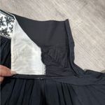 Free People Black and White Embroidered Mini Skirt Photo 4