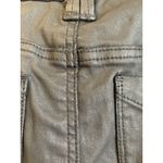 Unpublished  Women's Coated Waxed Pants Black Skinny Leg Sz 25 Photo 11