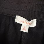 Colsie Black Fleece Lounge Drawstring Shorts Photo 4