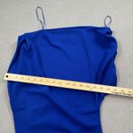 ZARA NWOT Top XS Womens Blue Sleeveless Ruched Detail Spaghetti Strap Tank Top Photo 3