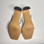 FARYL by Farylrobin Alexandra Metallic Rhinestone Embellished Heels in Silver Size 8.5 Photo 7