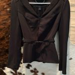 White House | Black Market Vintage WHBM Business Casual Black Jacket Size 4 Photo 0