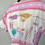 Sabo Skirt SABO Micah Wrap Dress Surfing Scarf Short Sleeve Mini size Us 4 Photo 11