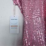 NWT Long V Neck Mermaid Glitter Formal Dresses Evening Gowns with Slit Photo 4