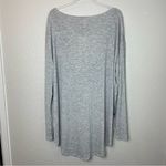 BNWT! Joyfolie Chic Gray Women's Drape Faryn Blouse Size XL Photo 6