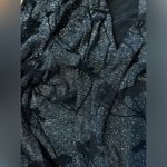 Alex Evenings  Women's Size 18W  Cardigan Black Silver Sparkle Photo 4