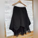 Etam asymmetrical handkerchief hem size 8 Black Photo 2