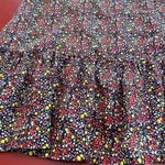 J.Crew  ditsy Floral Maxi Dress 8 linen cotton Tiered Ruffle Boho Cottage garden Photo 3