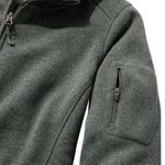 L.L.Bean Green Zip up Sweater Olive Green Photo 1