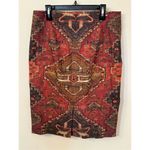 Tory Burch KERA Pencil Wool /Silk Marrakech Tapestry Skirt 4 Photo 3