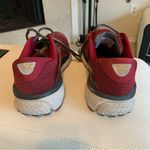 Brooks  Men's Burgundy and Gold Athletic Shoes Photo 4