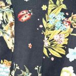 Anthropologie Maeve Lady Bug Whimsy Floral Print Button Down Blouse Size 2 XS Photo 5