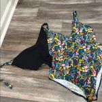 Summersalt  x the rifle paper co. Perfect wrap one piece Lea size 16 Photo 7