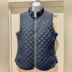 Ralph Lauren Polo  Horseware Quilted Equestrian Vest Navy Women’s XL Photo 1