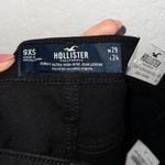 Hollister NWT  Black Curvy High-Rise Black Jean Leggings Size 29 Photo 9