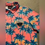 Sunday Swagger x ESPN Golf Classic Polo Shirt Women’s Medium Pink Palm Tree Photo 1