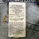 Gap  4” high rise stride dark indigo Blue Jean Shorts with Frayed Hem, size 12 Photo 10