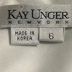 Kay Unger NEW YORK Women's Black Ivory Sleeveless Knit Dress Stretch Lined
6 Photo 8