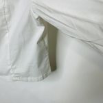 Wild Fable White Wide Collar Shirt Cropped Sz Medium Photo 4