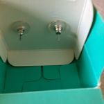 Origami Owl : 2018 Blue Clara’s Silver Tone Earrings Photo 3