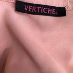 Elastic Waist Cute Tiered Mini Dress Pink Size 10 Photo 4