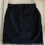 Carven Black Eyelet Lace Pencil Skirt Size XS Photo 3