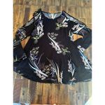 Free People clear skies asymmetrical cold shoulder mini dress tunic size xs flor Photo 1