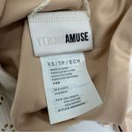 Amuse Society NEW Reversible Cream Nude Beige Floral Eyelet Cheeky Bikini Bottom Photo 5