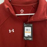 Under Armour NWT Women's Cardinal Red Rival Fleece Half Zip Size Small Photo 4