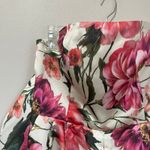 EXPRESS  Floral Satin Strapless Romper Tie Waist NWT Womens 8 Photo 6