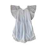 Free People  Ivory Eyelet Sahara Romper Photo 7