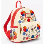Lounge Fly  Peanuts Floral Snoopy Dog Mini Backpack Photo 3