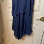 Haute Hippie  Katherine halter navy silk dress size 2 NEW Photo 8
