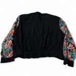Carole Little VTG (multicolor)Embroidered/floral print Blazer size 10 Black Photo 1