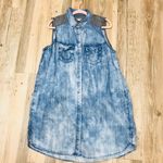True Religion acid wash denim tunic dress sz Medium. Photo 4