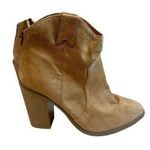 Merona ankle boots textile upper size 10 tan boots Photo 0
