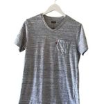 Levi's 2 for $30 Levi’s V-Neck Gray Athletic Short Sleeves Men T-Shirt SZ S #1076 Photo 0
