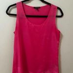 Heart soul Hot Pink Sleeveless Top- Extra Long in the Back- Small Photo 0
