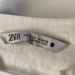 ZARA  midi Dress voluminous embroidered Boho babydoll oversized women sz M cotton Photo 7