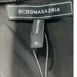 BCBGMAXAZRIA  Strapless Eve Tiered Tulle Mini Dress, Black Photo 9