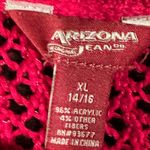 Arizona Jeans Arizona Jean Company Pink knitted Short Sleeves Top SZ XL 14/16 Photo 4